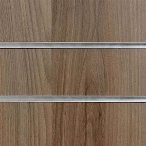 Light Walnut Deluxe Slatwall